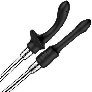 Набір анальних насадок для душу Nexus BEGINNER Shower Douche Duo Kit &mdash; Black, 2 шт. SO9857 фото