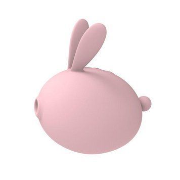 Вакуумний кліторальний стимулятор із вібрацією KisToy Miss KK Pink, 8,3x5,8 см. SO3620 фото
