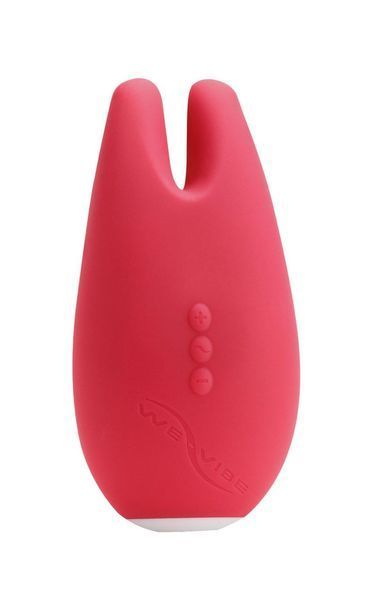 Кліторальний смарт-вібратор Gala by We-Vibe Pink, 2 вібропальчики, 2 мотори, 5,8 х3, 5 см. SO6925 фото