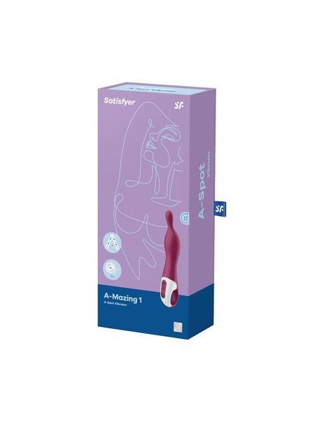 Вибратор для точки А Satisfyer A-Mazing 1 Berry, 22х4 см. SO6122 фото