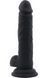 Фалоимитатор силиконовый Virgite R32 Dual Layer Black Editionr, 17,5х3 см. 410339 фото 3