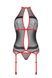 Корсет з пажами для панчох SATARA CORSET red Passion, S/M, L/XL, XXL/XXXL SO8479 фото 3