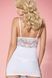Сатиновый пеньюар с кружевом и трусики Obsessive 810-BAB-2 babydoll & thong, S/M, L/XL SO7154 фото 2