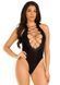 Боді зі шнурівкою на грудях та спині Leg Avenue Opaque racer tank bodysuit SX1079 фото 1
