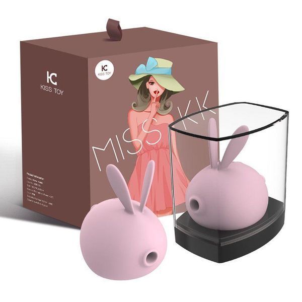 Вакуумный клиторальный стимулятор с вибрацией KisToy Miss KK Pink, 8,3x5,8 см. SO3620 фото