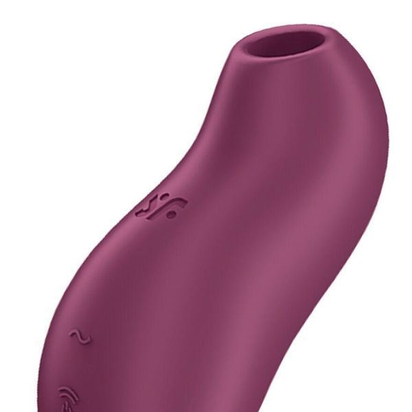 Вакуумный клиторальный стимулятор с вибрацией Satisfyer Pocket Pro 1 Purple, 13,9х5,2 см. SX0575 фото