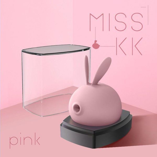 Вакуумный клиторальный стимулятор с вибрацией KisToy Miss KK Pink, 8,3x5,8 см. SO3620 фото
