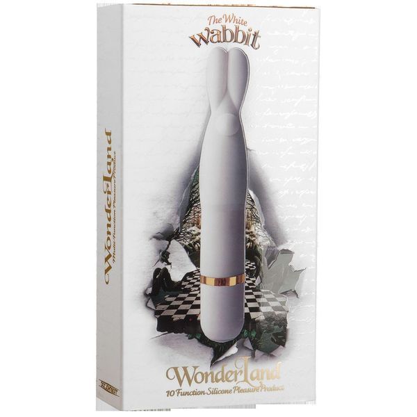 Вибратор WonderLand - Massager - The White Wabbit, 13,5х3,5 см. 6DOC099501BX фото