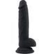 Фалоимитатор силиконовый Virgite R32 Dual Layer Black Editionr, 17,5х3 см. 410339 фото 2