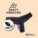 Вібратор у трусики з пультом ДУ FeelzToys Panty Vibrator Black, 10х4,5 см. SO3851 фото 3