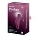 Вакуумный клиторальный стимулятор с вибрацией Satisfyer Pocket Pro 1 Purple, 13,9х5,2 см. SX0575 фото 5