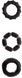 Набор эрекционных колец MENZSTUFF STRETCHY COCK RINGS SMOKE DT20834 фото 1