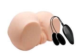 Мастурбатор вагіна й анус із вібрацією &mdash; CRAZY BULL Vagina and Anal vibrating, 16х24 см. BM-009039Z-1 фото