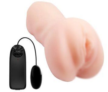 Мастурбатор вагіна з вібрацією CRAZY BULL &mdash; Realistic Pocket Pussy, 16х8,5 см. BM-009228Z фото