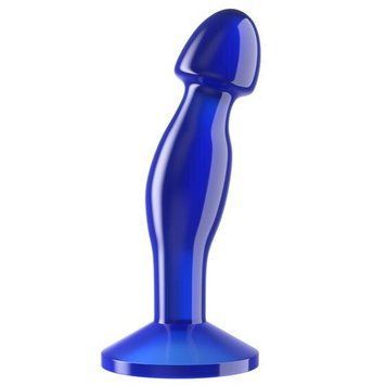 Анальна пробка Flawless Clear Prostate Plug 6.5" Blue, 16,5х3,9 см. 6452LVTOY916 фото