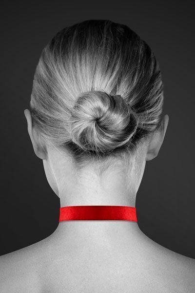 Чокер с замочком-сердечком Bijoux Pour Toi - HEART LOCK Red SO1884 фото