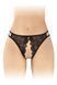 Трусики з доступом Fashion Secret Annette Black, S/L SO4715 фото 1