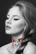 Чокер с замочком-сердечком Bijoux Pour Toi - HEART LOCK Red SO1884 фото 1