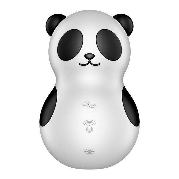 Вакуумный клиторальный стимулятор с вибрацией Satisfyer Pocket Panda, 8,8х5,7 см. SX2176 фото
