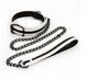 Ошейник с поводком, светятся в темноте NS Novelties GLO BONDAGE COLLAR AND LEASH GREEN T280848 фото 1