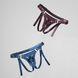 Трусики для страпону Strap-On-Me Harness Generous Aubergine, One Size, штучна шкіра, регульовані ремені, змінні кріплення SX0674 фото 6