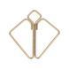 Зажимы для сосков LOCKINK Nipple Clamps - Golden SX0850 фото 3