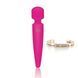 Вибромассажер Rianne S: Bella Mini Wand Rose + браслет, 20х3,6 см. SO3868 фото 1