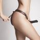 Трусики для страпону Strap-On-Me Harness Generous Aubergine, One Size, штучна шкіра, регульовані ремені, змінні кріплення SX0674 фото 3