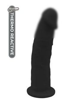 Фалоімітатор термоактивний REAL LOVE 7.5 , Black, 19х4 див. DT21564 фото