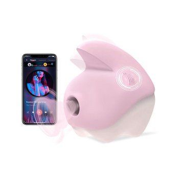 Вакуумний кліторальний смарт-стимулятор Magic Motion Unicorn Pink з вібрацією, 7,8х5,2 см. SO9601 фото