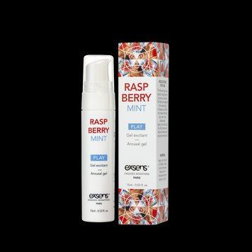 Возбуждающий гель для оральных ласк EXSENS Kissable Raspberry Mint (малина и мята), 15 мл. SO2366 фото
