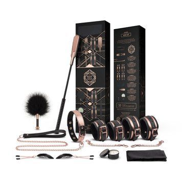 Шикарний набір для BDSM Rosy Gold &mdash; Nouveau BDSM set, 9 аксесуарів SO8898 фото
