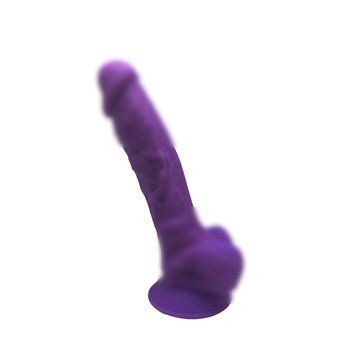 Фалоімітатор SilexD Johnny Purple (MODEL 1 size 7in), двошаровий, силікон + Silexpan, 18,5х3,8 см. SO8210 фото