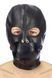 Капюшон із кляпом для БДСМ Fetish Tentation BDSM hood in leatherette with removable gag SO4673 фото 1