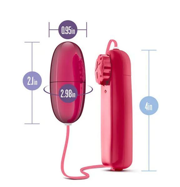 Виброяйцо B YOURS POWER BULLET CERISE, 5,5х2,4 см. T330769 фото