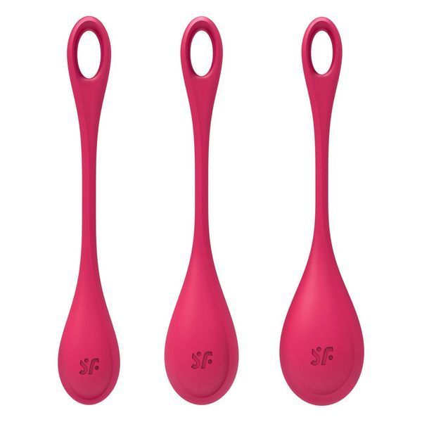 Набір йоні намистин для зміцнення м'язів тазового дна Satisfyer Yoni Power 1 Red SO5547 фото