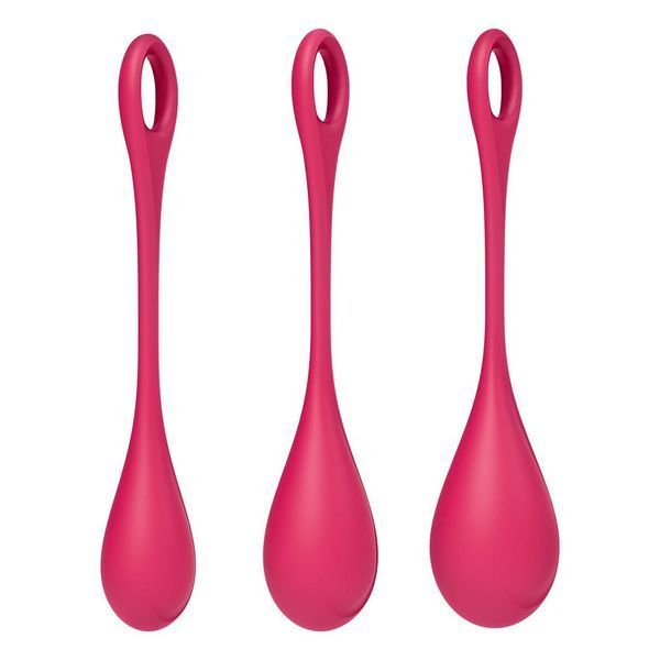 Набір йоні намистин для зміцнення м'язів тазового дна Satisfyer Yoni Power 1 Red SO5547 фото