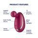 Вибратор для наружной стимуляции Satisfyer Spot On 1 Berry, гибкий отросток, 7,5х5 см. SO8413 фото 4