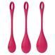 Набір йоні намистин для зміцнення м'язів тазового дна Satisfyer Yoni Power 1 Red SO5547 фото 1