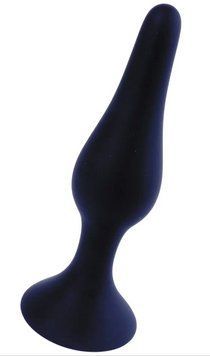 Анальный плаг Silicone Plug Black - Extra Large, 15,5х4 см. BS6400095 фото