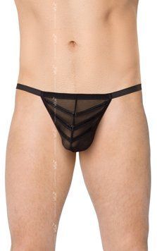 Чоловічі труси-стринги Mens Thong 4527 &mdash; black, S/L 5591452710 фото