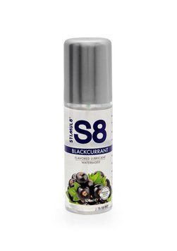 Съедобный лубрикант со вкусом смородины Stimul8 Flavored Lube water based Blackcurrant, 125 мл. 500002 фото