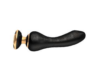 Вибратор для точки G с гибким стволом Shunga Sanya Black, 18,5х3,8 см. SO6905 фото
