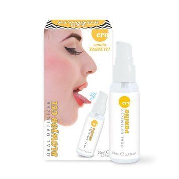 Стимулирующий оральный лубрикант со вкусом ванили Oral Optimizer Blowjob Gel Vanilla, 50 мл. HOT77510 фото