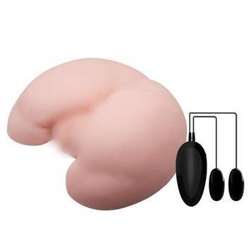 Мастурбатор вагіна й анус із вібрацією Crazy Bull Masturbator Realistic Vagina and Ass Vibrating, 25х22 см. 6603BM-009023Z-1 фото