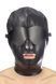 Капюшон для БДСМ со съемной маской Fetish Tentation BDSM hood in leatherette with removable mask SO4672 фото 1