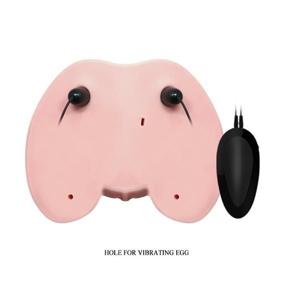 Мастурбатор вагіна й анус із вібрацією Crazy Bull Masturbator Realistic Vagina and Ass Vibrating, 25х22 см. 6603BM-009023Z-1 фото
