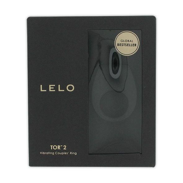 Силиконовое эрекционное кольцо на пенис с вибрацией LELO Tor 2 Black, 6х4,2 см. SO8119 фото