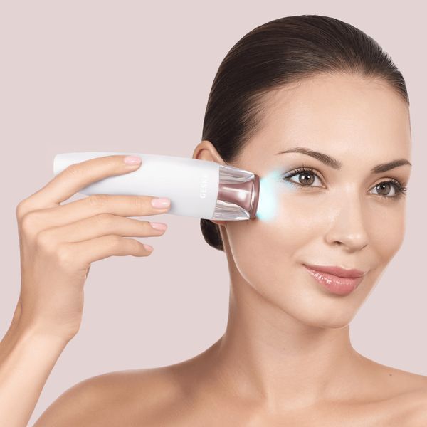 Антивіковий LED-випромінювач для відновлення шкіри обличчя GESKE Anti-Aging Skin Renewer 9в1 starlight HB0584 фото