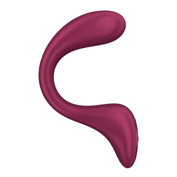 Вагінально-кліторальний вібратор Satisfyer G for Goddess 2 Wine Red, 2 мотори, 19х4 см. SX3260 фото